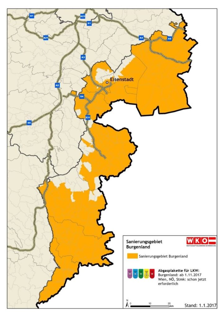 Burgenland IG-L Low emission zone
