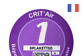 Order Crit’Air Sticker for France | Digital Badge in 24h