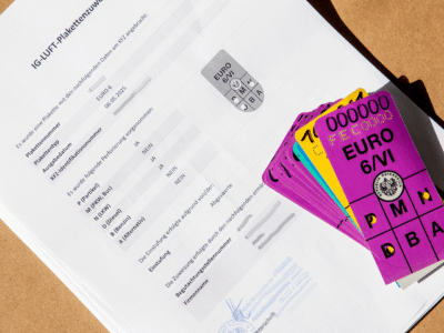 IGL environmental stickers letter